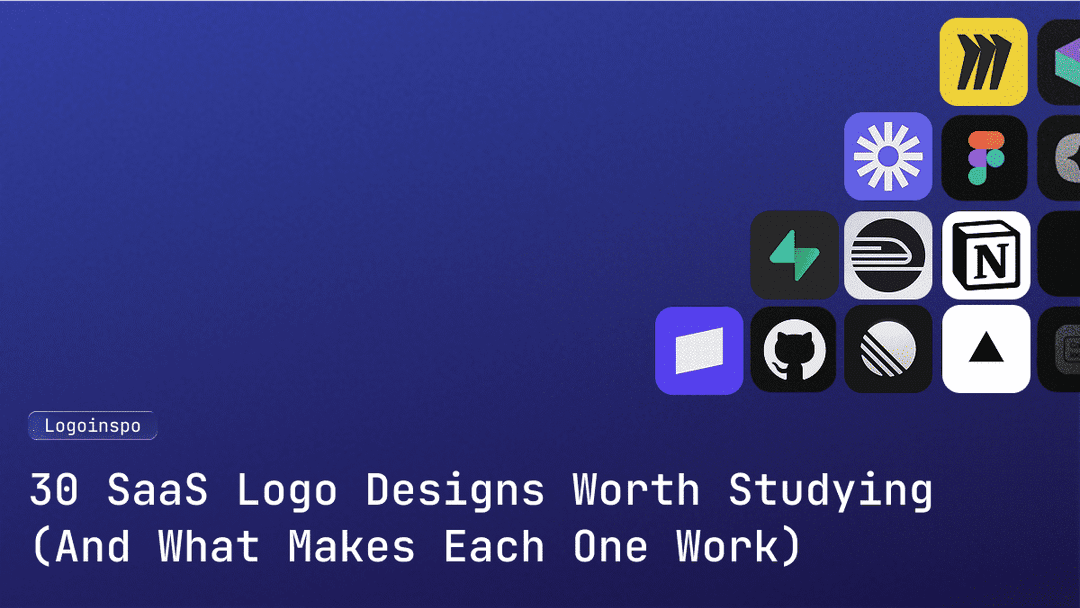 30 SaaS Logo Designs Worth Studying (And What Makes Each One Work)